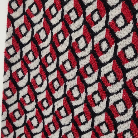 NWT Alice + Olivia Geometric Midi Knit Skirt Size Small Sample - Picture 2 of 6
